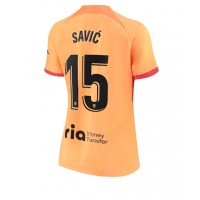 Atletico Madrid Stefan Savic #15 Fotballklær Tredjedrakt Dame 2022-23 Kortermet